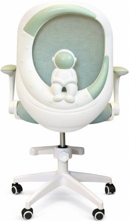 Крісло обертове дитяче з підставкою для ніг PERFECT KIDS ASTRONAUT GREEN Perfect Home Зелений (PFH-092114) Крісло обертове дитяче з підставкою для ніг PERFECT KIDS ASTRONAUT GREEN Perfect Home Зелений (PFH-092114)