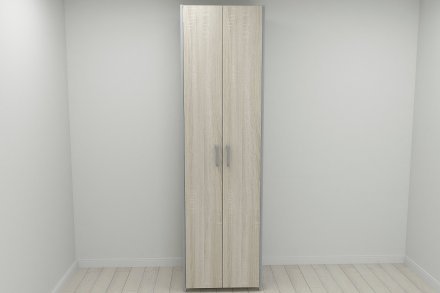 Шафа Гардероб Уні секція 7 серії Конект Ferrum-decor 220x60x50см Сірий метал ДСП Дуб Сонома 16 мм (FRD-104565) Шафа Гардероб Уні секція 7 серії Конект Ferrum-decor 220x60x50см Сірий метал ДСП Дуб Сонома 16 мм (FRD-104565)