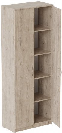 Шафа Анжело Ferrum-decor на 5 полиць 2 двері 1900x700x380 ДСП Дуб Сан-Марино 16 мм (FRD-105014)