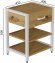 Тумба універсальна Ferrum-decor Вів'єн 1/2 50x41x40 білий ДСП Дуб Артизан 16мм (FRD-104129)