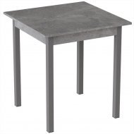 Стіл кухонний Ferrum-decor Дієго 75x80x80 Сірий ДСП Бетон 16мм (FRD-105577)