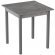 Стіл кухонний Ferrum-decor Дієго 75x80x80 Сірий ДСП Бетон 16мм (FRD-105577)