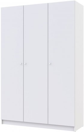 Шафа розпашна для одягу Doros Промо 135х48х204 см Білий (DRS-011204)
