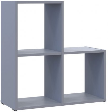 Стелаж Doros Степ 2х2 Сірий відкритий 69х28.8х71.4 DRS-011773 (41516177)
