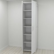 Шафа Гардероб Уні секція 7 серії Конект Ferrum-decor 220x60x50см Білий метал ДСП Білий 16 мм (FRD-104567) Шафа Гардероб Уні секція 7 серії Конект Ferrum-decor 220x60x50см Білий метал ДСП Білий 16 мм (FRD-104567)