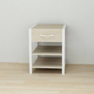 Тумба універсальна Ferrum-decor Вів'єн 1/2 50x41x40 білий ДСП Дуб Сонома 16мм (FRD-104130) Тумба універсальна Ferrum-decor Вів'єн 1/2 50x41x40 білий ДСП Дуб Сонома 16мм (FRD-104130)