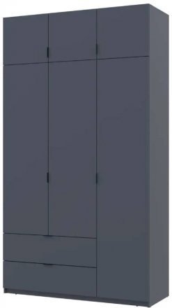 Шафа для одягу Doros Лукас Графіт 3ДСП 135х50х240 DRS-011654 (80737801)