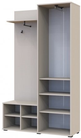 Передпокій Doros Дора Кашемір 1 ДСП/1 Дзеркало 113.5х40х192 DRS-011780 (44900364) Передпокій Doros Дора Кашемір 1 ДСП/1 Дзеркало 113.5х40х192 DRS-011780 (44900364)