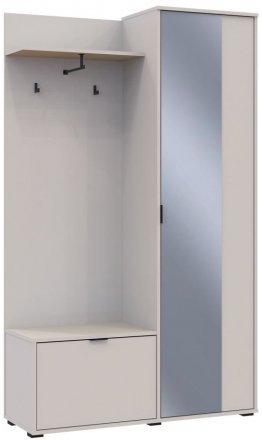 Передпокій Doros Дора Кашемір 1 ДСП/1 Дзеркало 113.5х40х192 DRS-011780 (44900364) Передпокій Doros Дора Кашемір 1 ДСП/1 Дзеркало 113.5х40х192 DRS-011780 (44900364)
