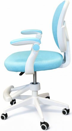 Крісло обертове дитяче з підставкою для ніг PERFECT KIDS BLUE Perfect Home Блакитний (PFH-092116)