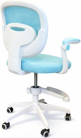 Крісло обертове дитяче з підставкою для ніг PERFECT KIDS BLUE Perfect Home Блакитний (PFH-092116)