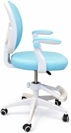 Крісло обертове дитяче з підставкою для ніг PERFECT KIDS BLUE Perfect Home Блакитний (PFH-092116)