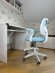 Крісло обертове дитяче з підставкою для ніг PERFECT KIDS BLUE Perfect Home Блакитний (PFH-092116)