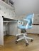 Крісло обертове дитяче з підставкою для ніг PERFECT KIDS BLUE Perfect Home Блакитний (PFH-092116)