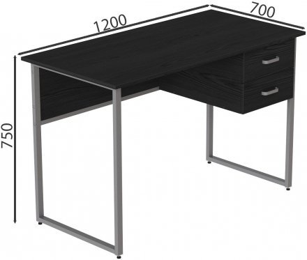 Комп'ютерний стіл Ferrum-decor Дакота 75x120x70 сірий ДСП Сосна Кембра 32мм (FRD-102347) Комп'ютерний стіл Ferrum-decor Дакота 75x120x70 сірий ДСП Сосна Кембра 32мм (FRD-102347)