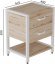 Тумба універсальна Ferrum-decor Вів'єн 2/1 50x41x40 білий ДСП Дуб Сан-Марино 16мм (FRD-104177) Тумба універсальна Ferrum-decor Вів'єн 2/1 50x41x40 білий ДСП Дуб Сан-Марино 16мм (FRD-104177)