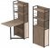 Стіл книжка з етажеркою Практик 2 Ferrum-decor 1555x640x990 Чорний метал ДСП Дуб Сан-Марино 16 мм (FRD-104626) Стіл книжка з етажеркою Практик 2 Ferrum-decor 1555x640x990 Чорний метал ДСП Дуб Сан-Марино 16 мм (FRD-104626)