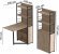 Стіл книжка з етажеркою Практик 2 Ferrum-decor 1555x640x990 Чорний метал ДСП Дуб Сан-Марино 16 мм (FRD-104626) Стіл книжка з етажеркою Практик 2 Ferrum-decor 1555x640x990 Чорний метал ДСП Дуб Сан-Марино 16 мм (FRD-104626)