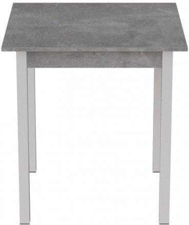 Стіл кухонний Ferrum-decor Дієго 75x90x90 Білий ДСП Бетон 16мм (FRD-105579)