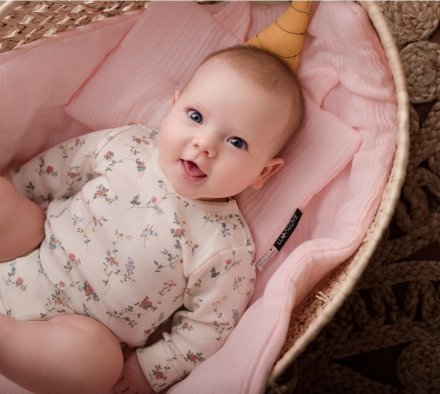 Ковдра всесезонна 65x70 см Powder Pink lullalove-7484 Ковдра всесезонна 65x70 см Powder Pink lullalove-7484