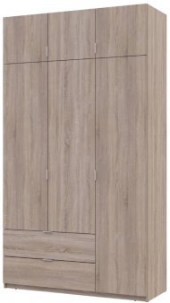 Шафа для одягу Doros Лукас Дуб Сонома 3ДСП 135х50х240 DRS-011655 (80737803) Шафа для одягу Doros Лукас Дуб Сонома 3ДСП 135х50х240 DRS-011655 (80737803)