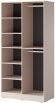 Шафа для одягу / гардеробна Perfect Home Сендбокс / Sandbox ANTISOL 2-дверна Беж пісочний (PFH-091903)