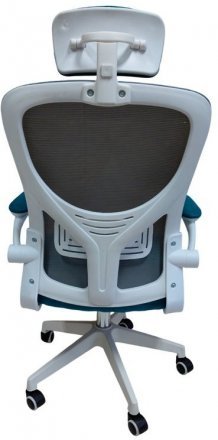 Крісло обертове комп'ютерне/дитяче OC-8970W Perfect Home Україна Сірий/блакитний (PFH-092061)
