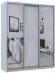Шафа-купе Doros City Light Сосна Натти 1 ДСП / 2 дзеркала 225х60х225 (DRS-011972) Шафа-купе Doros City Light Сосна Натти 1 ДСП / 2 дзеркала 225х60х225 (DRS-011972)
