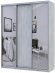 Шафа-купе Doros City Light Сосна Натти 1 ДСП / 2 дзеркала 225х60х225 (DRS-011972) Шафа-купе Doros City Light Сосна Натти 1 ДСП / 2 дзеркала 225х60х225 (DRS-011972)