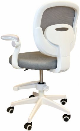 Крісло обертове дитяче з підставкою для ніг PERFECT KIDS GRAY Perfect Home Сірий (PFH-092117)