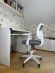 Крісло обертове дитяче з підставкою для ніг PERFECT KIDS GRAY Perfect Home Сірий (PFH-092117)