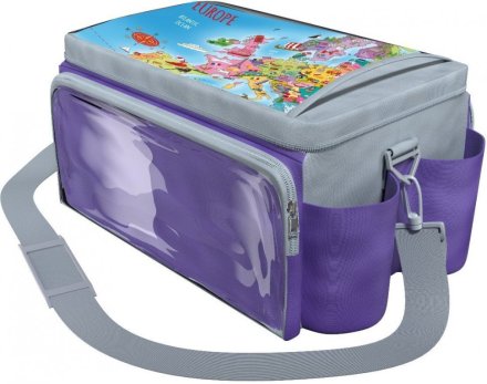Сумка для подорожей Traveller's Bag сіро-фіолетовий