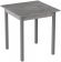 Стіл кухонний Ferrum-decor Дієго 75x90x90 Сірий ДСП Бетон 16мм (FRD-105580)