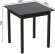 Стіл кухонний Ferrum-decor Дієго 75x90x90 Чорний ДСП Сосна Кембра 16мм (FRD-105722)