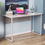 Стіл письмовий Майк Ferrum-decor 75x100x60 Сірий метал ДСП Бетон 16 мм (FRD-106509)