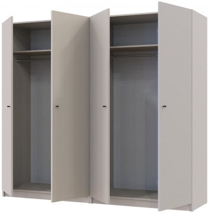 Комплект шаф для одягу Doros Промо (2 шт.) 180х48х204 см Кашемір (DRS-011208)