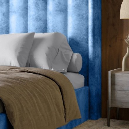 Двоспальне ліжко LION Ніно 160x200 см SILK 102 Айворі (LION-045037)