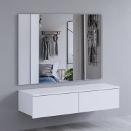 Комплект меблів Doros Левія + дзеркало Біле 100х32х100 (DRS-011841)
