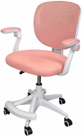 Крісло обертове дитяче з підставкою для ніг PERFECT KIDS PINK Perfect Home Рожевий (PFH-092118) Крісло обертове дитяче з підставкою для ніг PERFECT KIDS PINK Perfect Home Рожевий (PFH-092118)