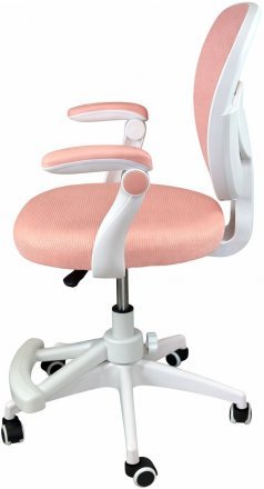 Крісло обертове дитяче з підставкою для ніг PERFECT KIDS PINK Perfect Home Рожевий (PFH-092118) Крісло обертове дитяче з підставкою для ніг PERFECT KIDS PINK Perfect Home Рожевий (PFH-092118)