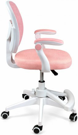 Крісло обертове дитяче з підставкою для ніг PERFECT KIDS PINK Perfect Home Рожевий (PFH-092118) Крісло обертове дитяче з підставкою для ніг PERFECT KIDS PINK Perfect Home Рожевий (PFH-092118)