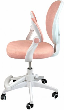Крісло обертове дитяче з підставкою для ніг PERFECT KIDS PINK Perfect Home Рожевий (PFH-092118) Крісло обертове дитяче з підставкою для ніг PERFECT KIDS PINK Perfect Home Рожевий (PFH-092118)