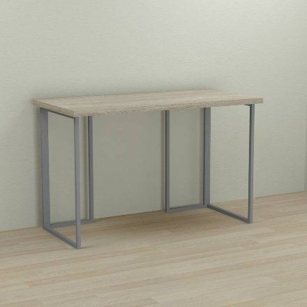 Письмовий стіл Ferrum-decor Ханна 76x100x70 сірий ДСП Дуб Сонома 32мм (FRD-101427)