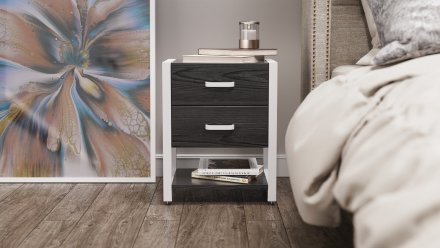 Тумба універсальна Ferrum-decor Вів'єн 2/1 50x41x40 білий ДСП Сосна Кембра 16мм (FRD-104180)