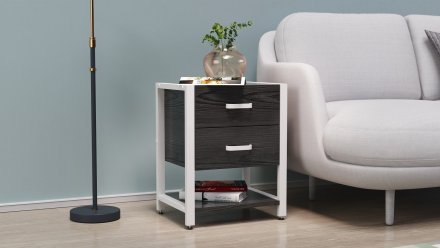 Тумба універсальна Ferrum-decor Вів'єн 2/1 50x41x40 білий ДСП Сосна Кембра 16мм (FRD-104180)