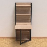 Стіл книжка з етажеркою Практик 2 Ferrum-decor 1555x640x990 Чорний метал ДСП Дуб Сонома 16 мм (FRD-104628) Стіл книжка з етажеркою Практик 2 Ferrum-decor 1555x640x990 Чорний метал ДСП Дуб Сонома 16 мм (FRD-104628)