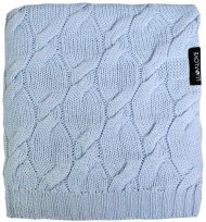 Плед плетений Premium Merino 80x100 см Baby Blue lullalove-0654