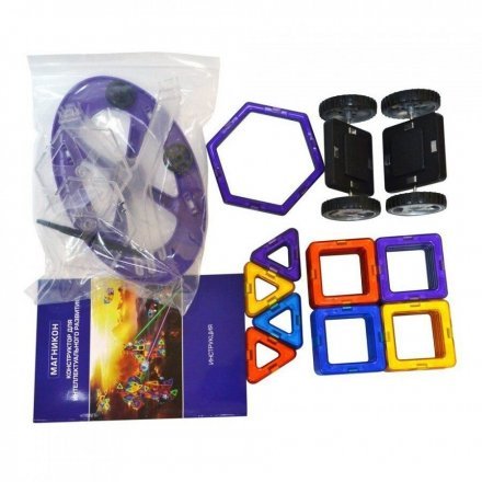 Магнітний конструктор 3D 48 дет Plastic box МK-48 Магнітний конструктор 3D 48 дет Plastic box МK-48