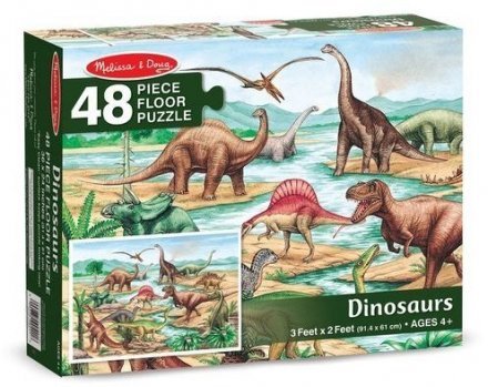 Мега-пазл Динозаври 48 елементів MD10421