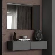Комплект меблів Doros Левія + дзеркало Графіт 100х32х100 (DRS-011842)